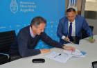 El gobernador Quintela gestionó obras para la provincia con el ministro Gabriel Katopodis.