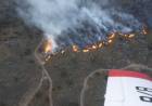 Incendio en Sierra de los Quinteros: El 80?l territorio afectado se encuentra controlado.