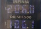 Subieron los combustibles y la nafta premium ya vale $206 en La Rioja.