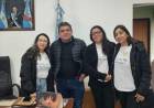Mes Rosa: Intendente Gallardo recibio a integrantes de la Asociacion Las Leonas Chepes