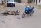 Chepes: accidente de tránsito entre dos motocicletas