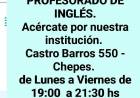 Inscripciones abiertas para el profesorado de ingles en el ISFD Juan Facundo Quiroga