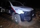 Chepes: Un móvil policial chocó contra una vaca