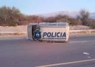 Impresionante vuelco en Ruta Nacional N°40