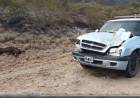 Dos riojanos heridos tras chocar contra un animal en Catamarca