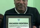 Ricardo Nicolás Rentera oriundo de Desiderio Tello recibió homenaje como campeón de la Libertadores 1994