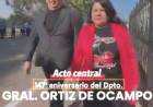 147° aniversario del Departamento Gral. Ortiz de Ocampo