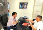 Uriel Vargas mantuvo una reunión con el Ministro de Educación