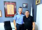 Ulapes: El Intendente Uriel Vargas mantuvo una reunión con el Jefe de la policía