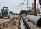 Av. San Martín: Avanza la segunda etapa de construcción del canal de desagüe 
