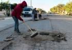Chepes: Continuan los trabajos de mantenimiento en calles