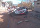 Dos autos de rally chocaron en Olta y una vecina terminó hospitalizada