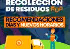 Chepes: cambio de rutina diaria del camión recolector de basura - nuevos días y horarios