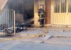 Incendio en el ingreso al Centro de Formación Profesional N°5: daños materiales y preocupación por seguridad