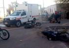 Chepes: dos motociclistas chocan y uno termina trasladado al hospital