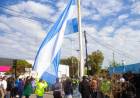 Alta en el Cielo: Acto de recambio de paño nacional y entrega en guarda de la bandera saliente
