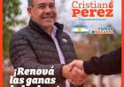 Cristian Pérez pide a la oposición: “La campaña debe centrarse en propuestas y no en confrontaciones”