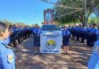San Nicolás visitó la escuela de agentes de Policia en Chepes