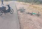 Chepes: motociclista chocó contra tres ciclistas y dejó varios heridos