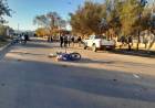 Motociclista resultó herido tras un choque en la ciudad de Chepes