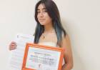 Reconocimiento a la destacada trayectoria de la atleta Candela Peredo