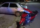 Catuna: dos jóvenes protagonizaron un accidente entre una moto y un automóvil