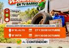 Rosario Vera Peñaloza impulsa una campaña de limpieza barrial para prevenir el dengue