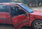 Choque entre dos automóviles dejó daños materiales en Rosario Vera Peñaloza y San Juan