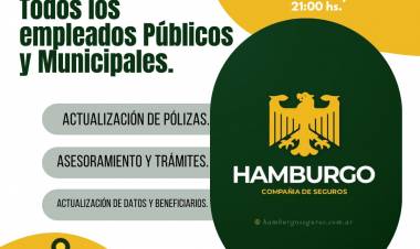 Hamburgo Seguros en Chepes: Actualizacion de datos y asesoramiento a empleados publicos y municipales.