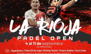Se disputará La Rioja Pádel Open en el Superdomo.