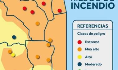 Capital: Alertan a la comunidad por alto riesgo de incendio.