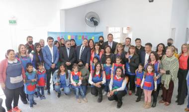 El Gobierno Provincial fortalece la educación en la primera infancia con la inauguración de un nuevo Jardín en Olta.