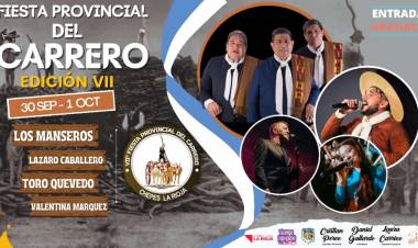 Chepes: Grilla completa del Festival Provincial del "Carrero 2022".