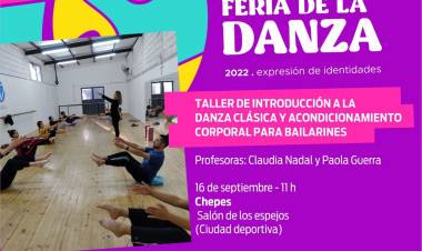 Taller de introducción a la danza clásica y acondicionamiento corporal para bailarines.