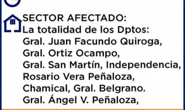 EDELAR: Mantenimiento Preventivo para Deptos. de zona Sur de nuestra Provincia.