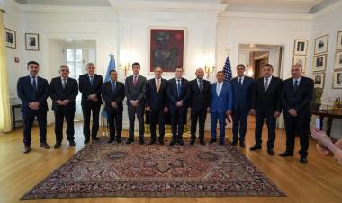 Quintela y los gobernadores del Norte Grande reunidos con las principales think tanks de EEUU.