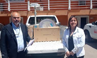 Entrega de elementos e insumos a Zona Sanitaria VI.
