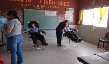 Chepes: Segunda jornada de donación de sangre en el CIC.