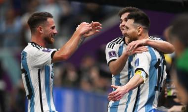 Argentina es finalista del Mundial de Qatar.