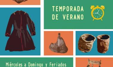 Días y horarios del Museo de los Caudillos temporada de verano.
