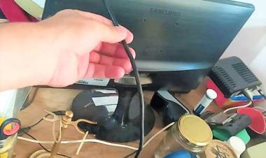 Daños en la casa parroquial de Milagro.