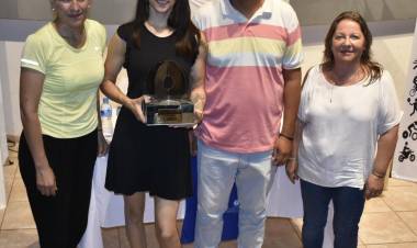Chepes: Círculo de Periodistas Riojanos entrego reconocimiento del año a deportista chepeña. 