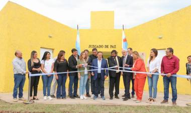 Inauguración del edificio del Juzgado de Paz Lego, garantiza el acceso a justicia a la comunidad de Vinchina.