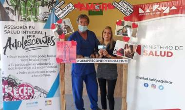 Chepes: Acción de sensibilización en el Hospital Zonal Luis Pasteur.