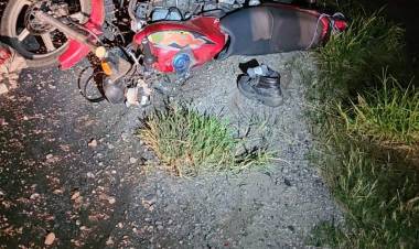 Siniestro fatal: Murió motociclista luego de colisionar contra un colectivo.