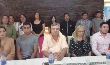 Gringo perez: "Con esfuerzo podremos lograr el desarrollo de nuestro pueblo".