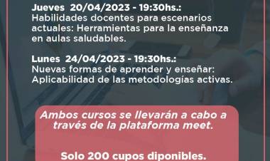 Coordinacion Educativa Municipal: Jornadas de capacitación y extensión en entornos virtuales.