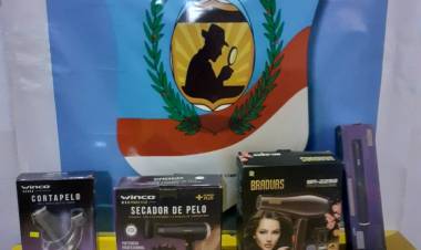 Chepes: La policía recupero algunos elementos que habían sido robados.