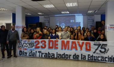 AMP Vuelve al paro: Martes y jueves de la semana próxima, sus docentes no darán clases.