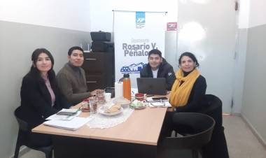 Chepes: Visita del equipo técnico provincial del Programa Nacional de Municipios y Comunidades Saludables.